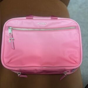 NEW Tumi Pink Cosmetic Travel Bag